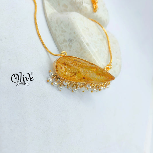 Golden Brass Collection Pendent - 5