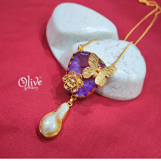 Golden Brass Collection Pendent - 12