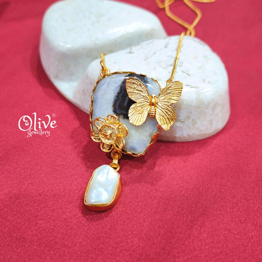 Golden Brass Collection Pendent - 12