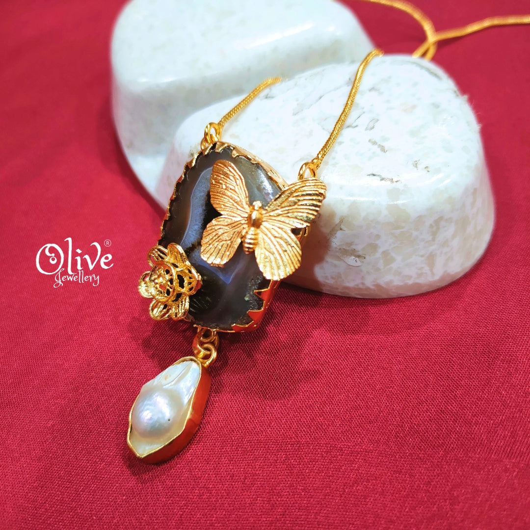 Golden Brass Collection Pendent - 12