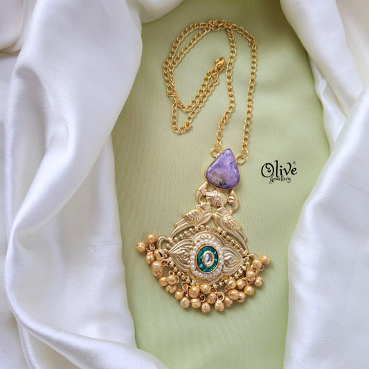 Golden Brass Collection Pendent - 50