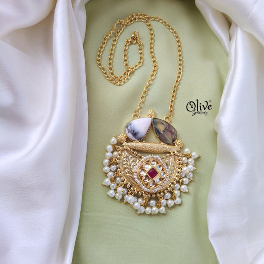 Golden Brass Collection Pendent - 51