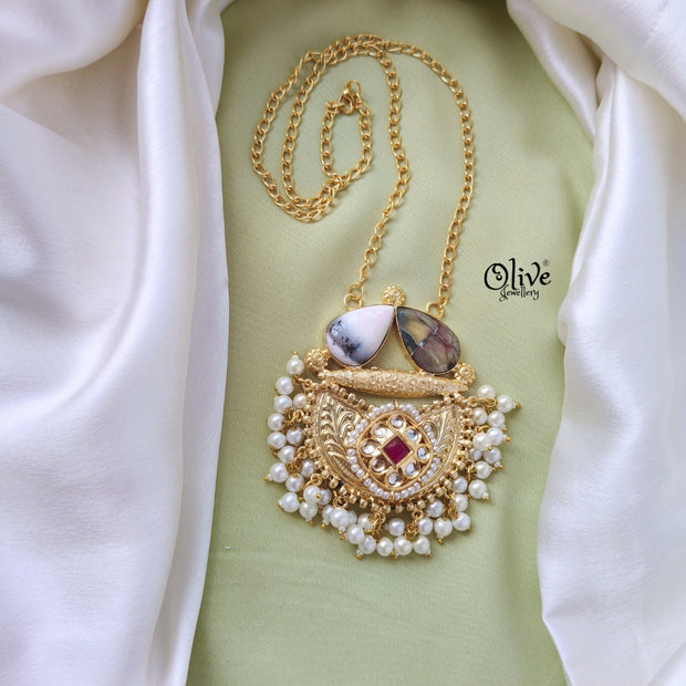 Golden Brass Collection Pendent - 51