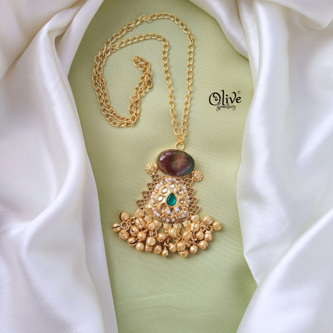 Golden Brass Collection Pendent - 53