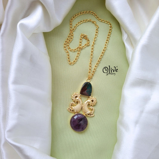 Golden Brass Collection Pendent - 55