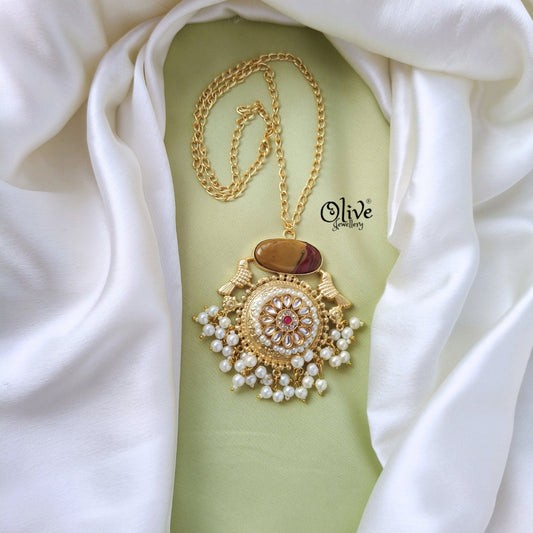 Golden Brass Collection Pendent - 57