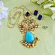 Golden Brass  Pendent Set - 66