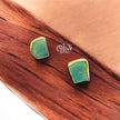 Golden Brass Earrings - 217