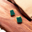 Golden Brass Earrings - 217