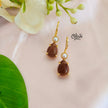 Golden Brass Earrings -310
