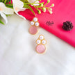 Golden Brass Earrings -328