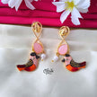 Meenakari Birds  Earrings - 340