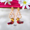 Meenakari Birds  Earrings - 344