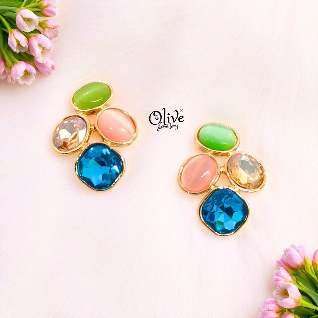 Glass Collection Earrings - 165