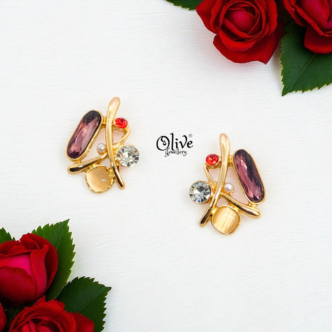 Glass Collection Earrings - 177