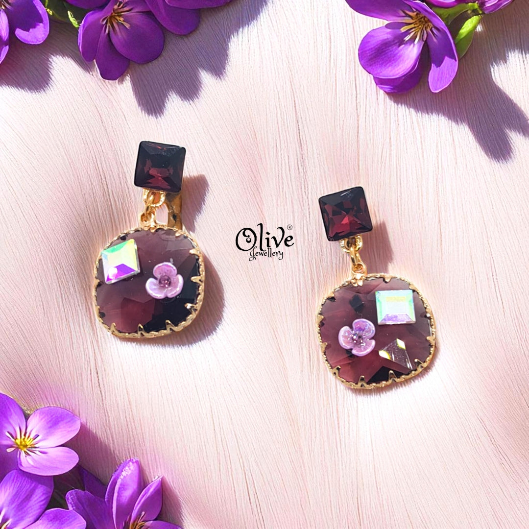 Glass Collection Earrings - 215