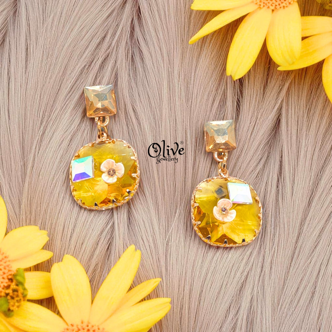 Glass Collection Earrings - 215