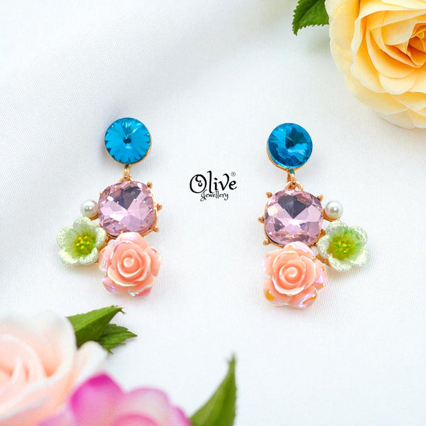 Glass Collection Earrings - 256