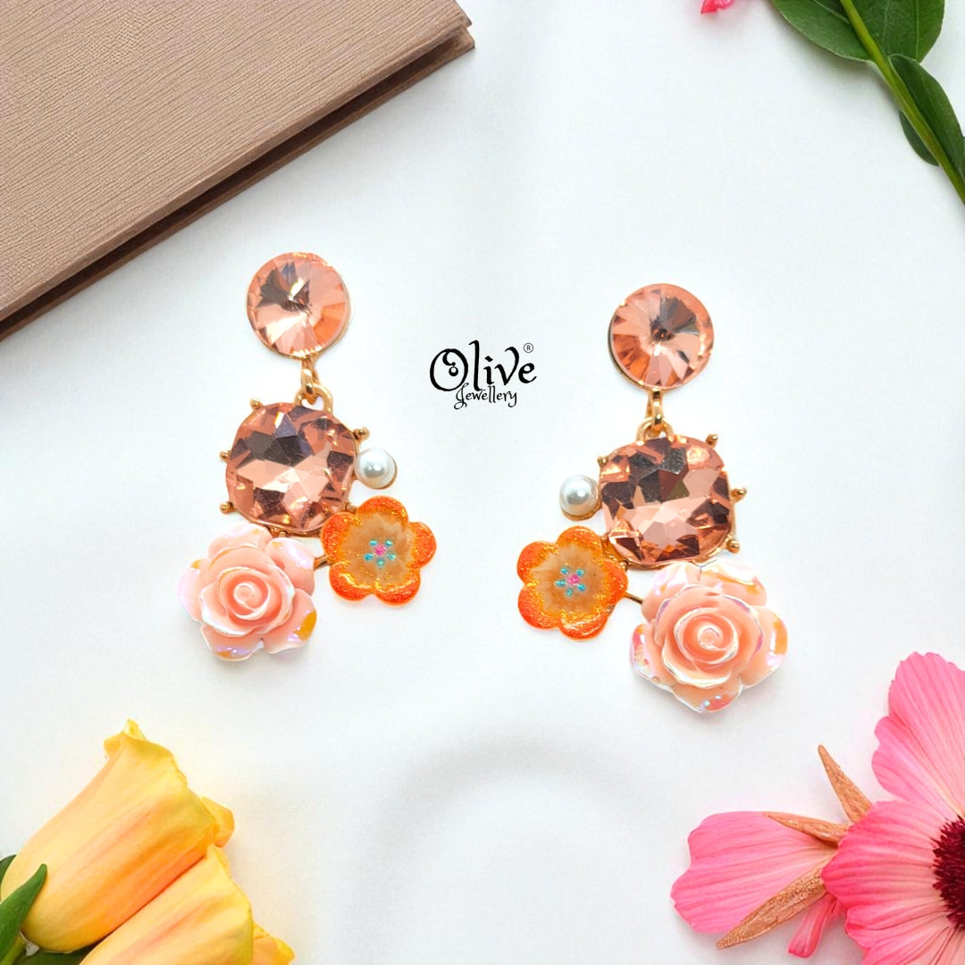 Glass Collection Earrings - 256
