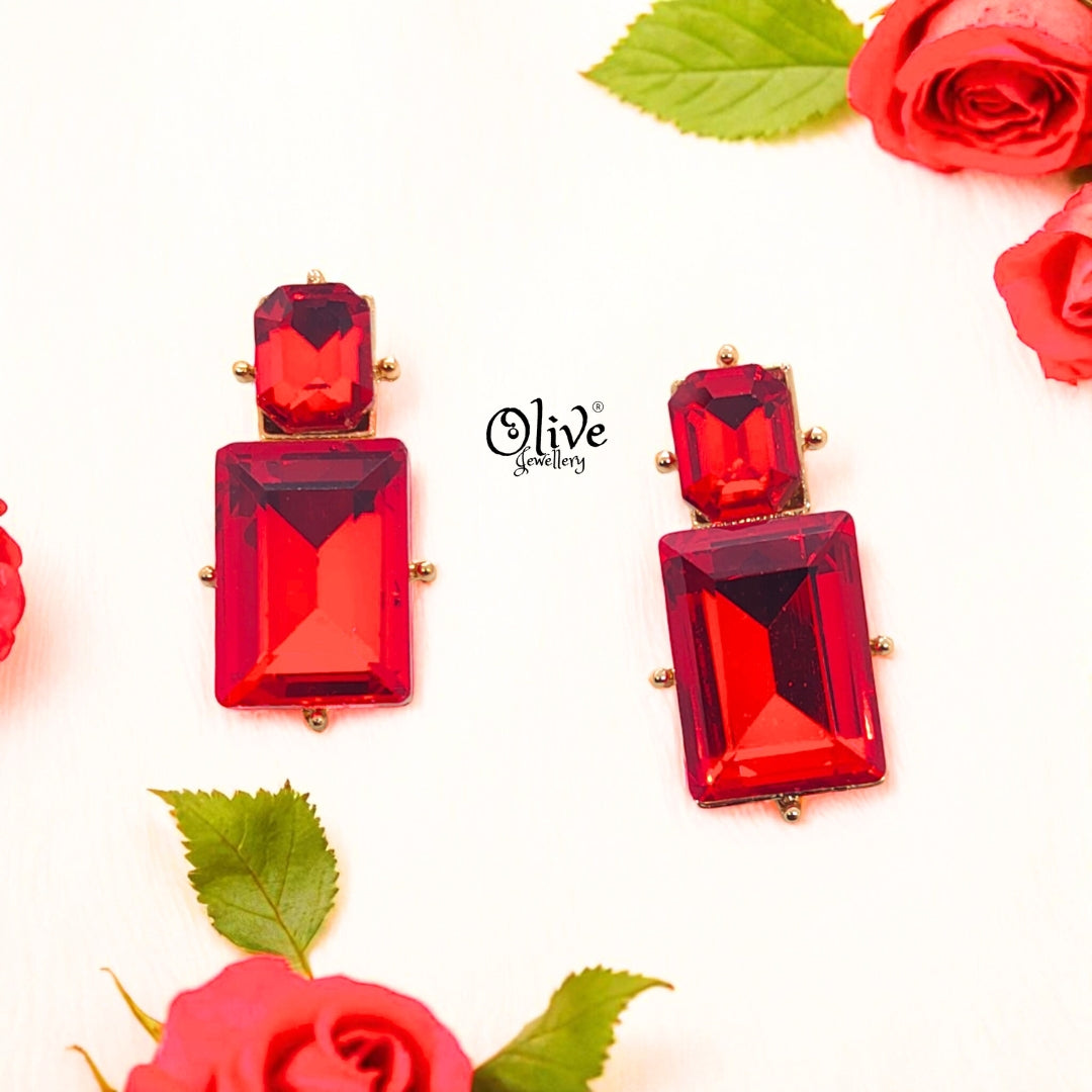 Glass Collection Earrings - 297