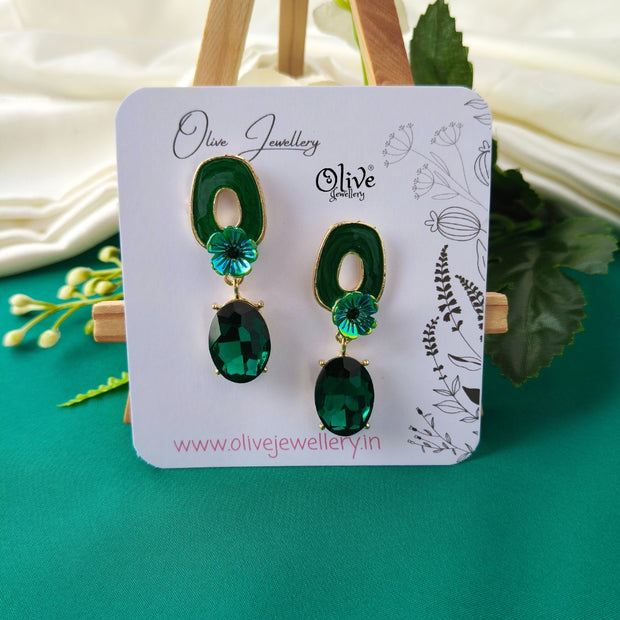 Glass Collection Earrings - 334