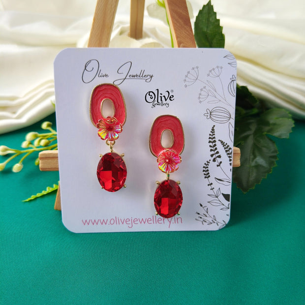 Glass Collection Earrings - 334