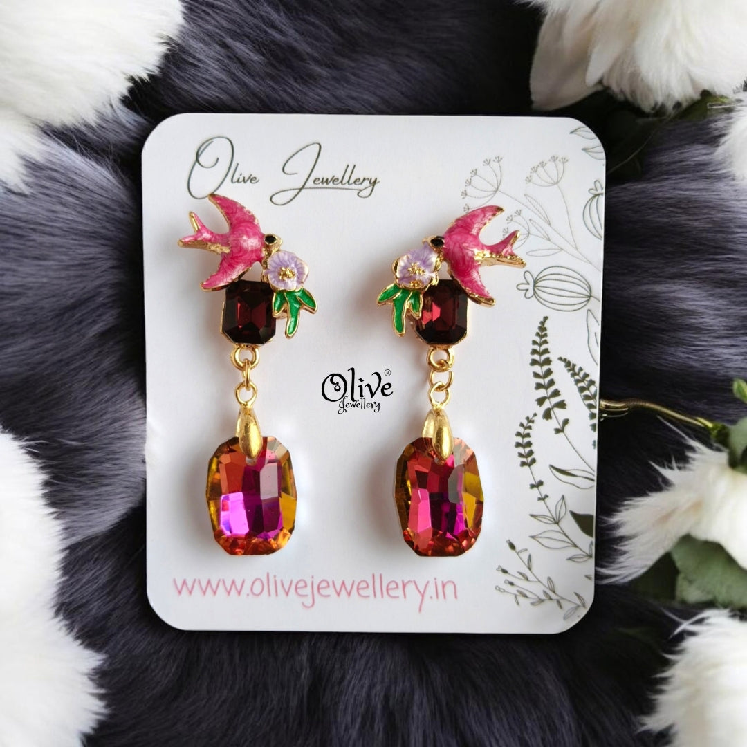 Glass Collection Earrings -340