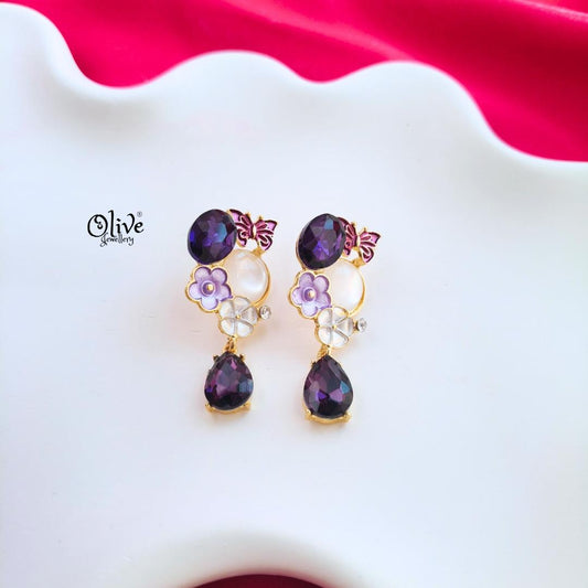 Glass Collection Earrings -353