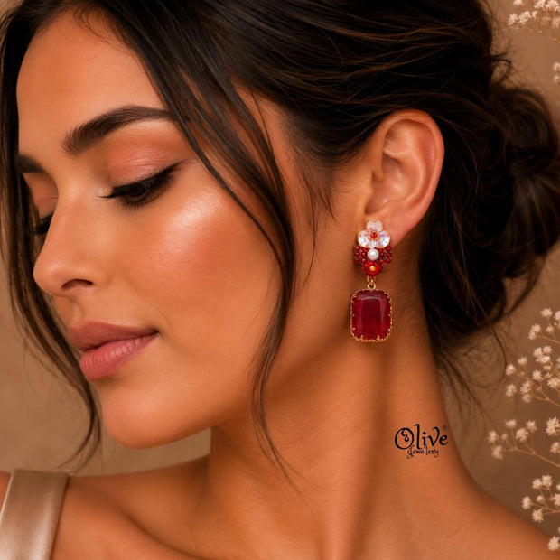 Glass Collection Earrings -376