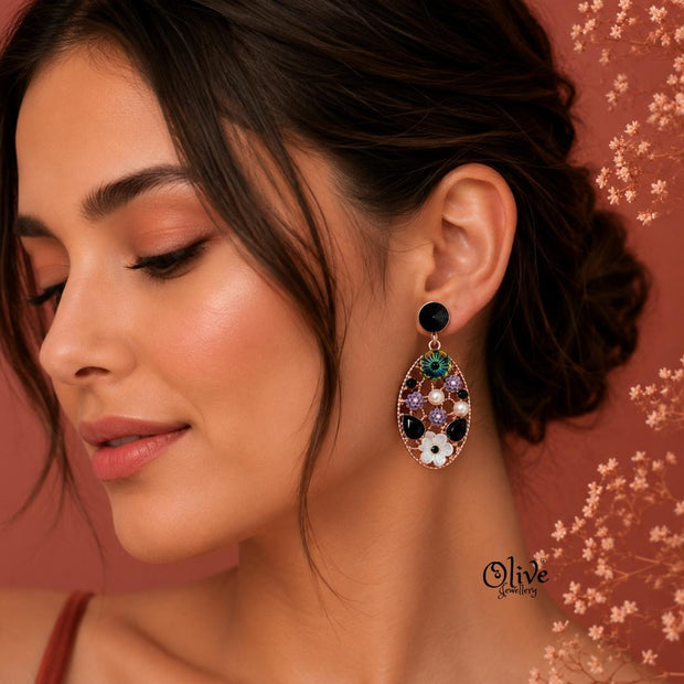 Glass Collection Earrings -386