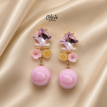 Glass Collection Earrings -395