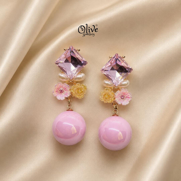Glass Collection Earrings -395