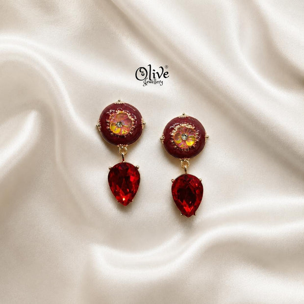 Glass Collection Earrings -405