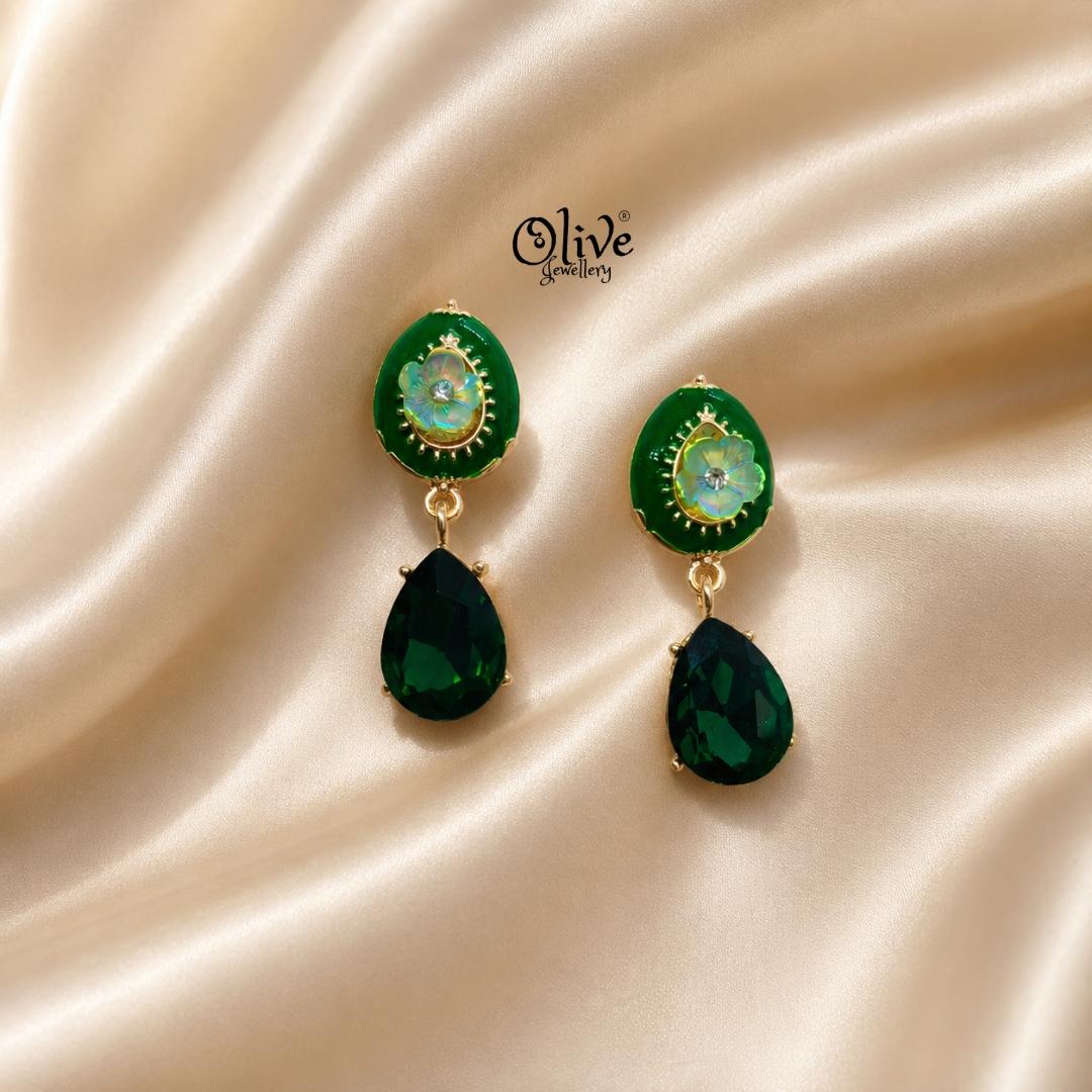 Glass Collection Earrings -435
