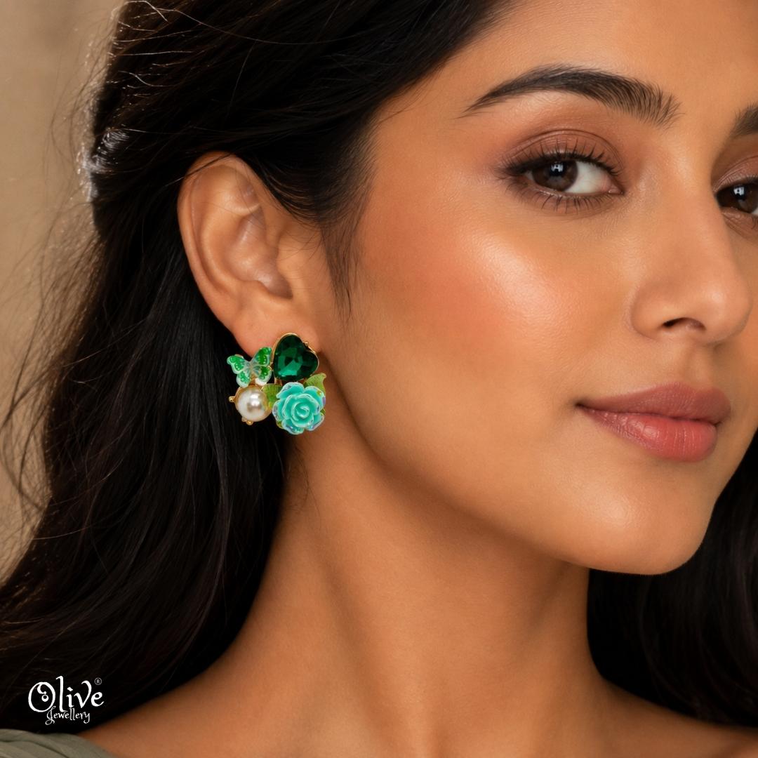 Glass Collection Earrings -470