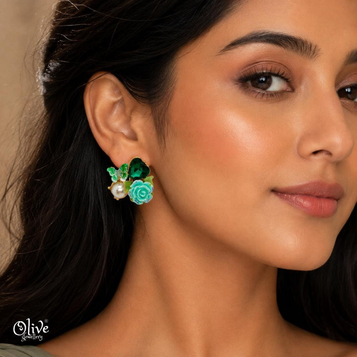 Glass Collection Earrings -470