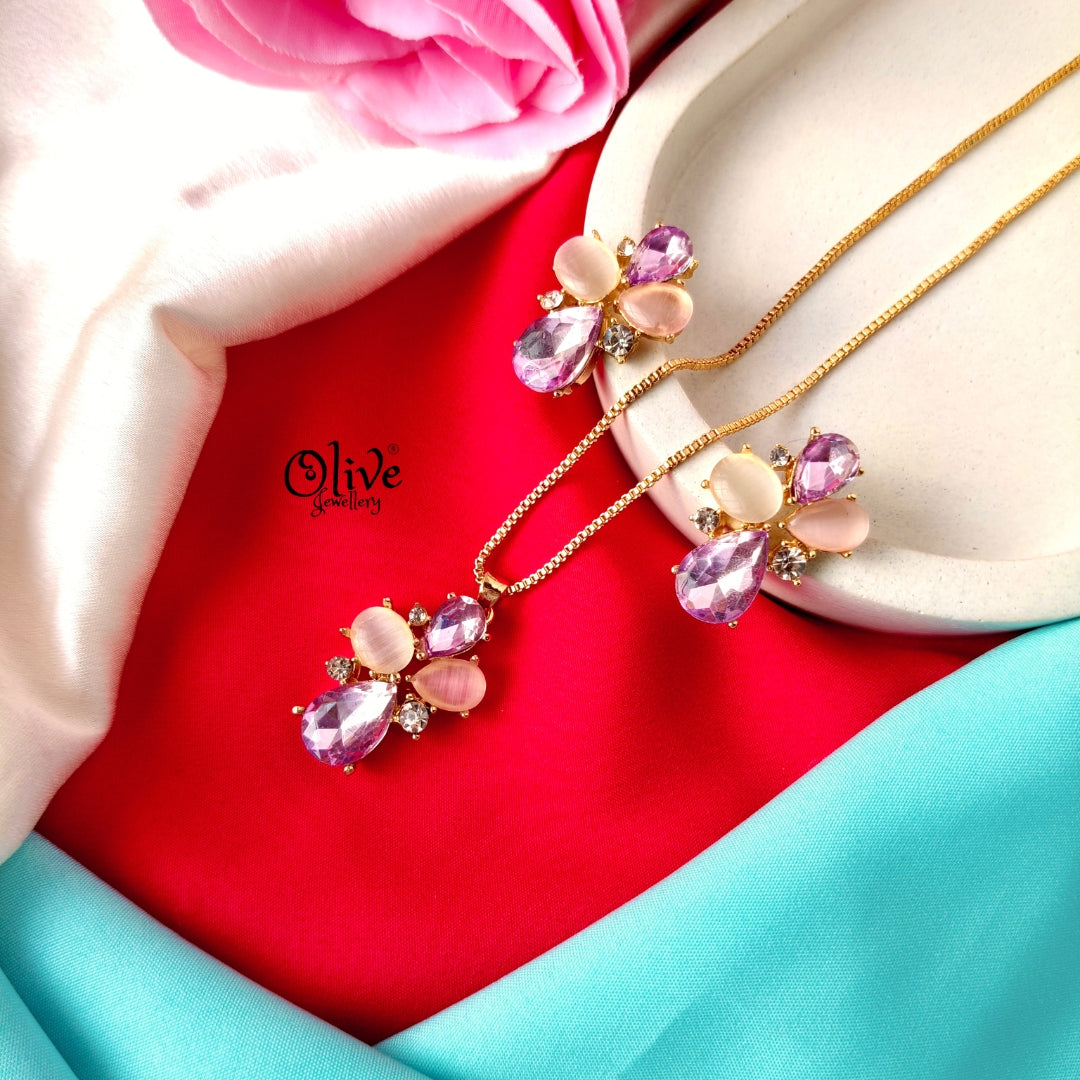 Glass Collection Pendant Set -005