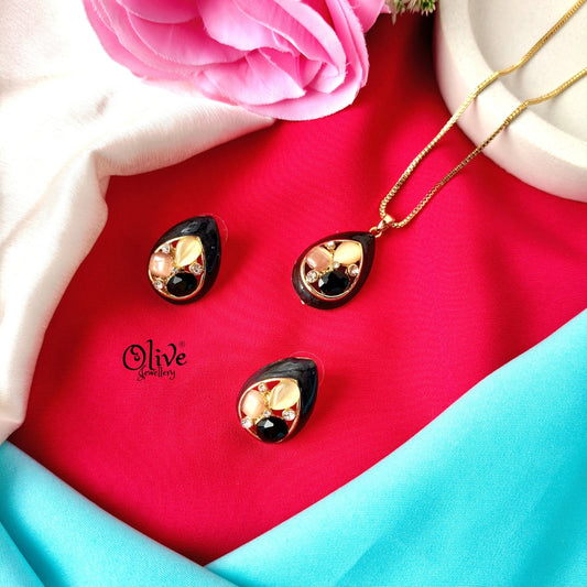 Glass Collection Pendant Set -008