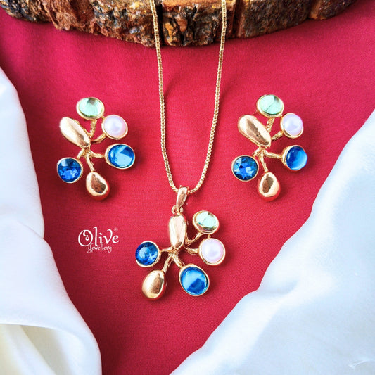 Glass Collection Pendant Set -010