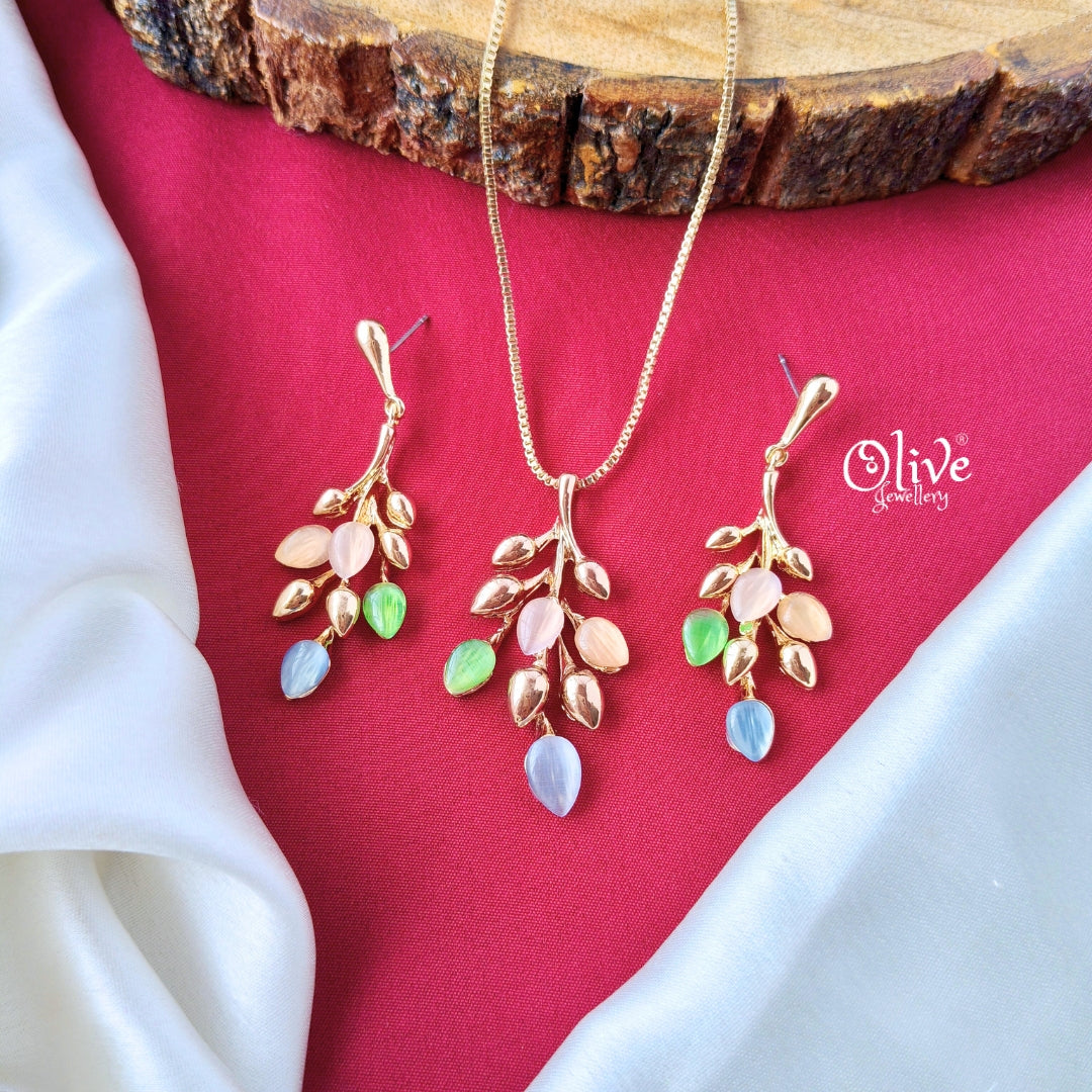 Glass Collection Pendant Set -011
