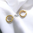 Golden Hoops Earrings - 1