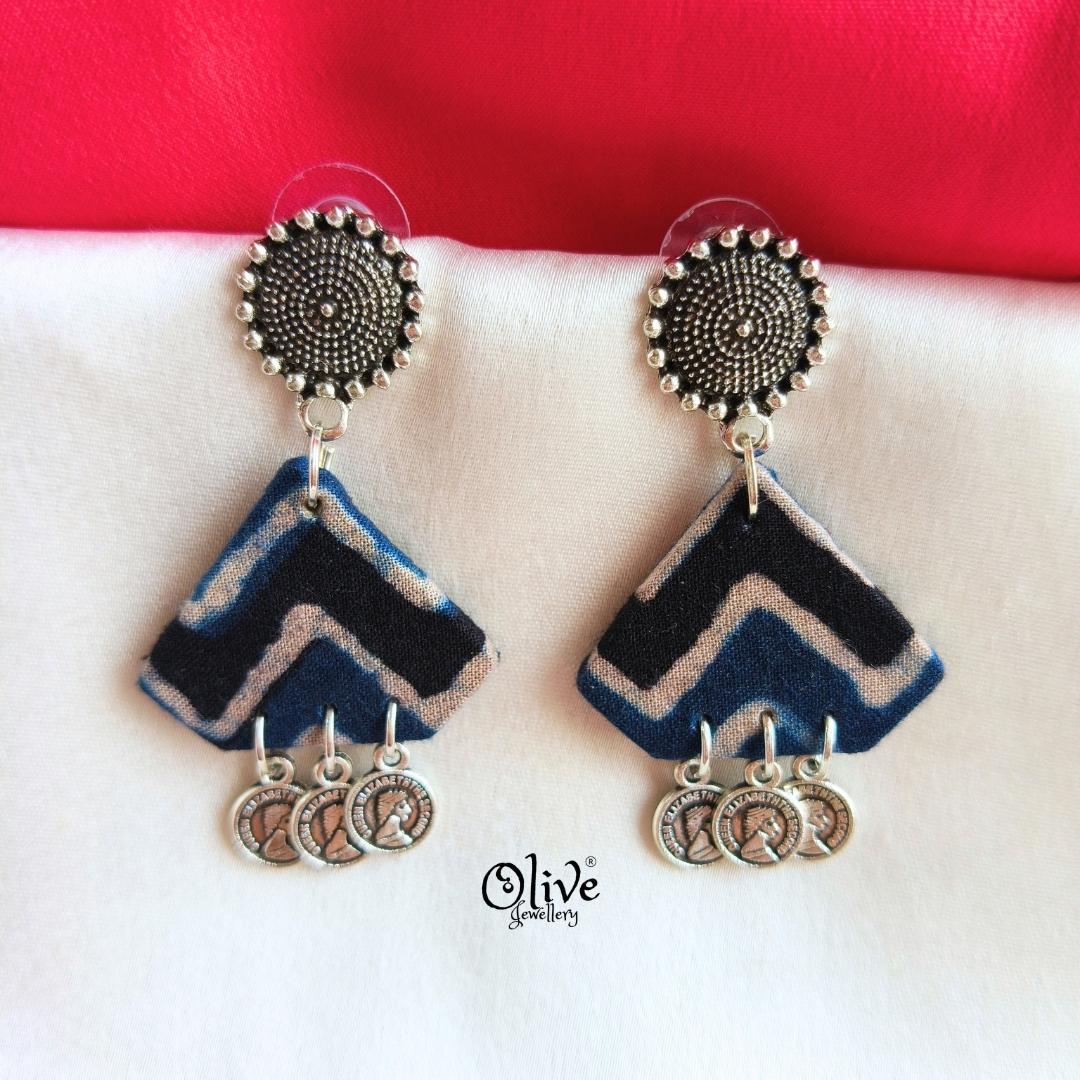 Handmade Kalamkari Earrings -003