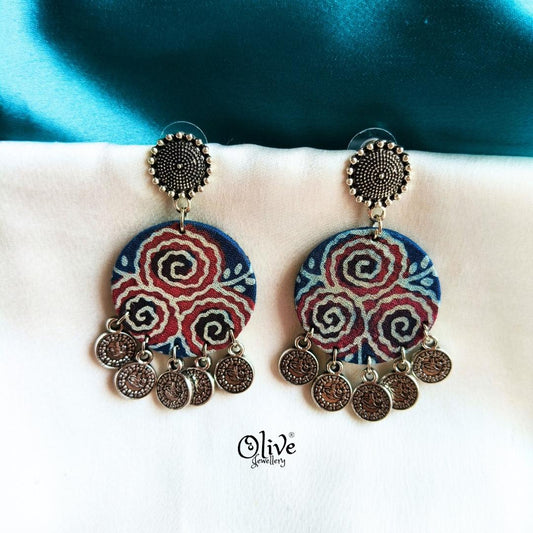 Handmade Kalamkari Earrings -005