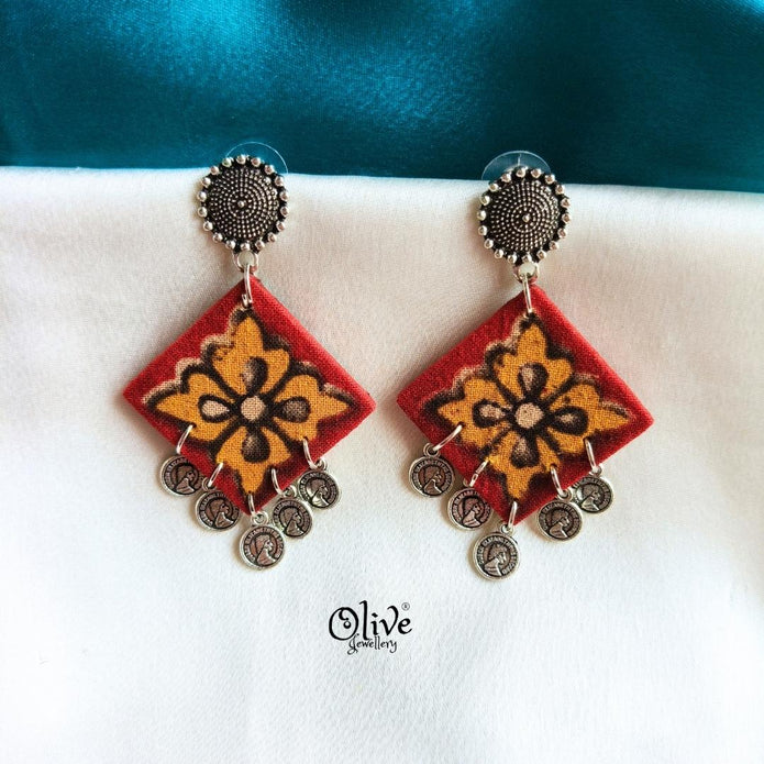 Handmade Kalamkari Earrings -012