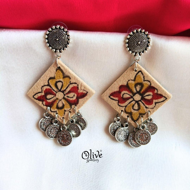 Handmade Kalamkari Earrings -014