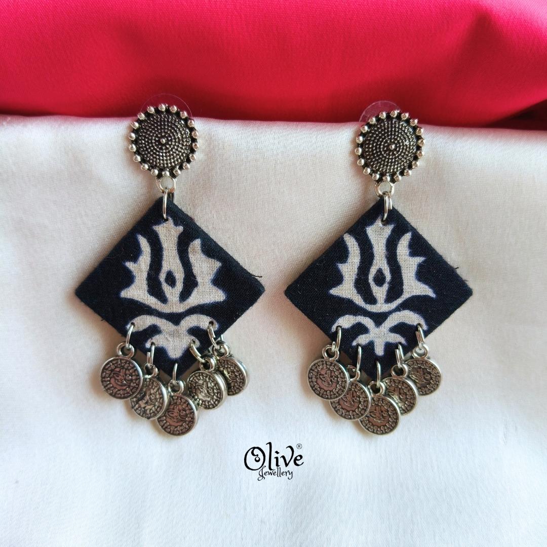 Handmade Kalamkari Earrings -034