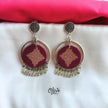 Handmade Kalamkari Earrings -038