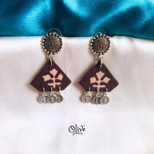 Handmade Kalamkari Earrings -044