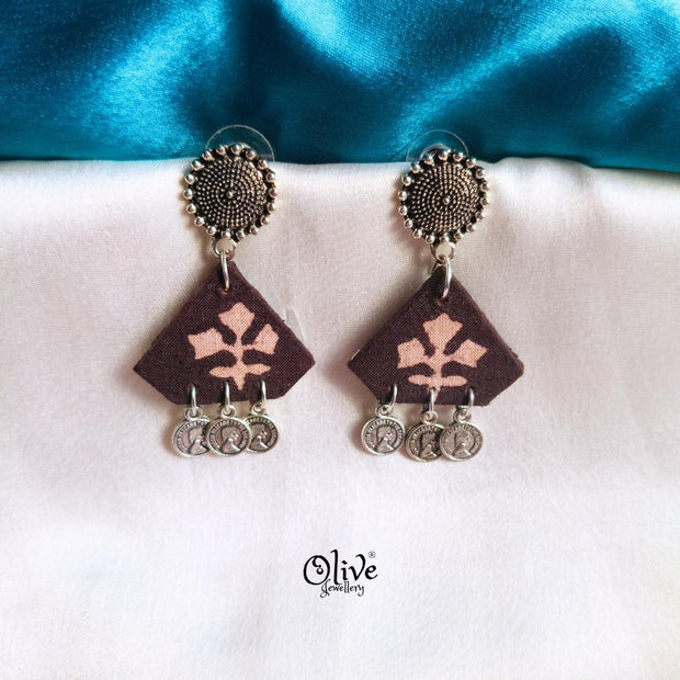 Handmade Kalamkari Earrings -044