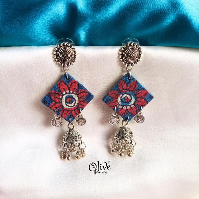 Handmade Kalamkari Earrings -045